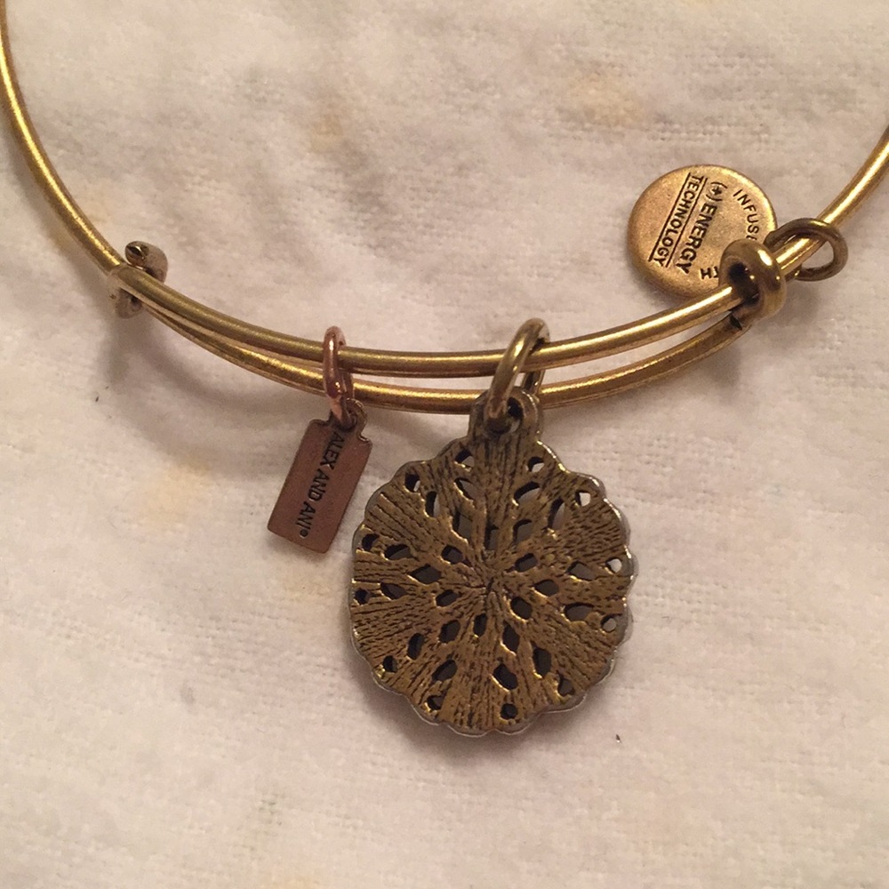 Alex & Ani Snowflake Bangle - Picture 3 of 3